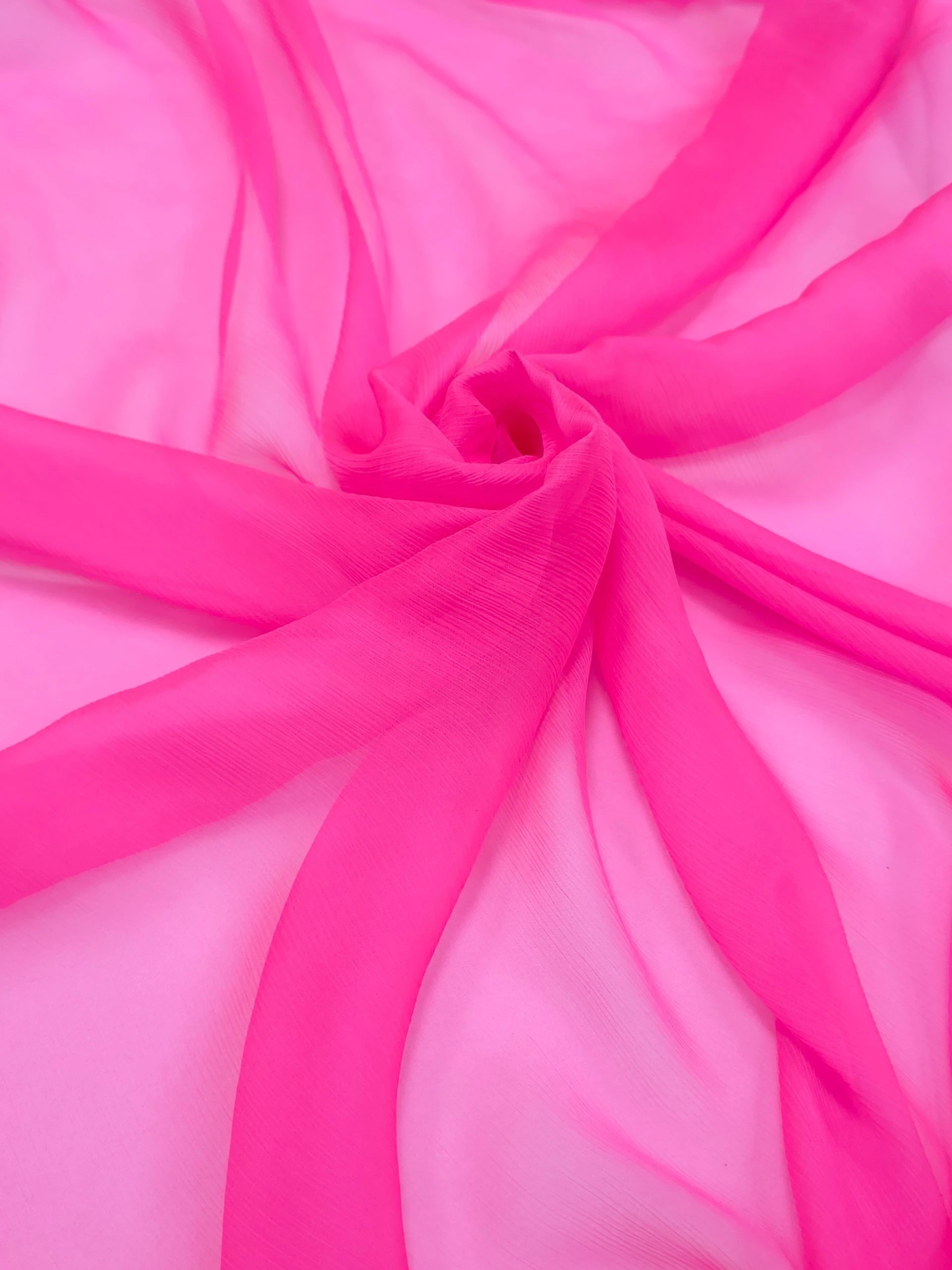 Mousse de matase naturala Fuchsia Bloom